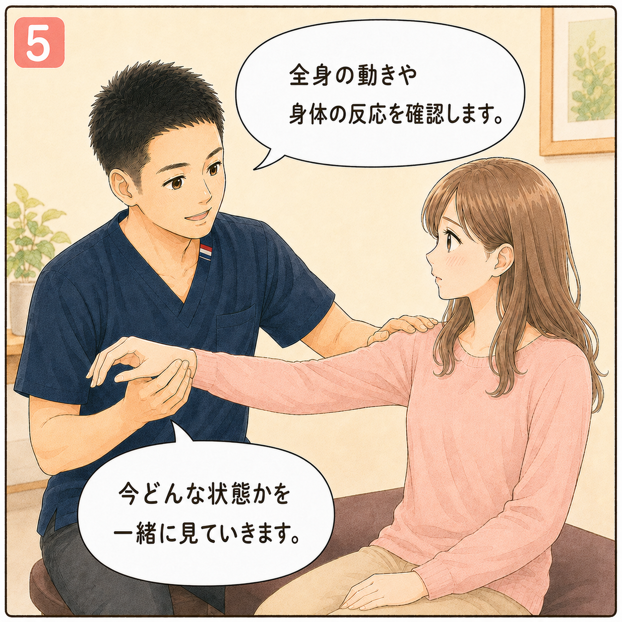 初めての方へ 漫画5コマ目